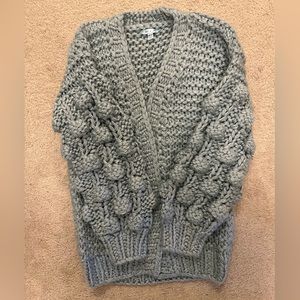 Bubble Sleeve Cardigan